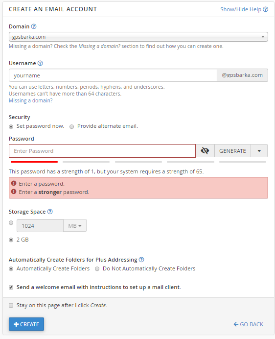 How to Create Email Account with My Domain Name create email account